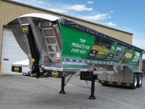 Dump Truck Trailer Truck Tarp systems by Cramaro Tarps